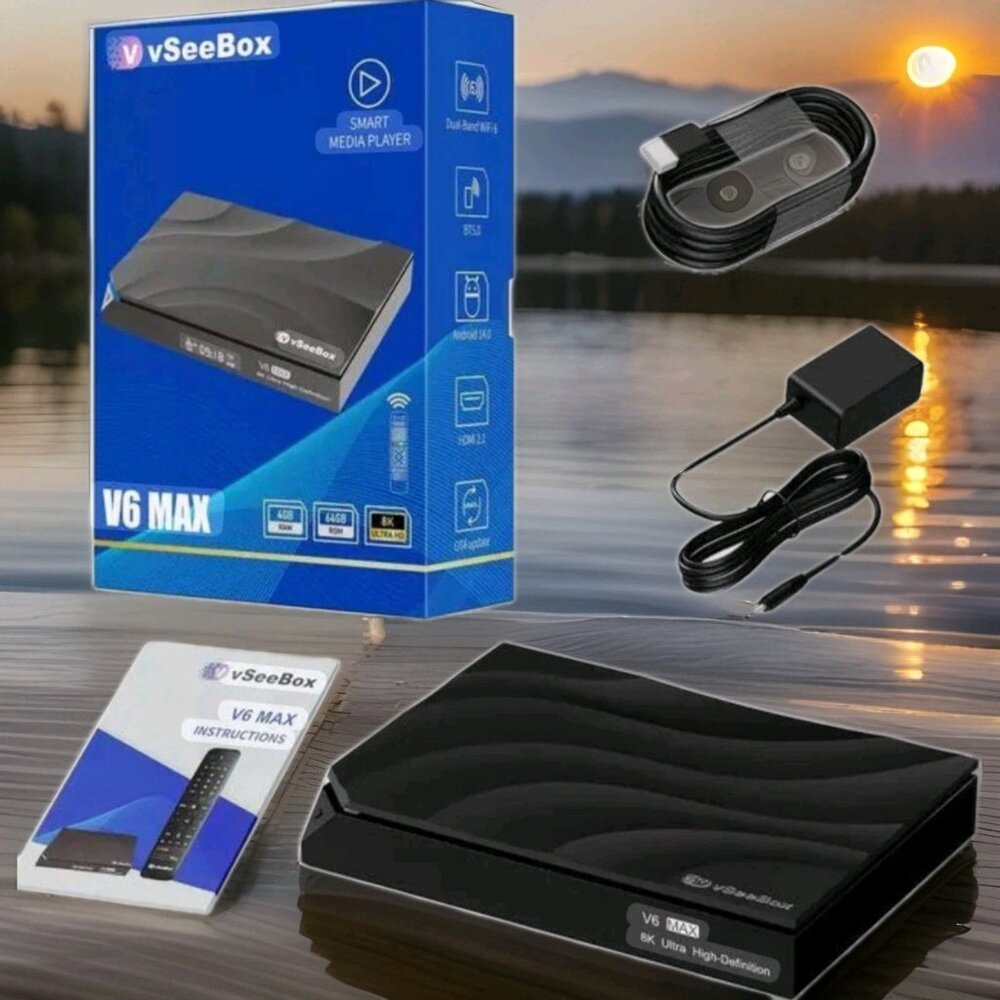 vSeeBox V6 Max Smart Media Player Streaming Box | Authorized Distributor - Picture 6 of 6